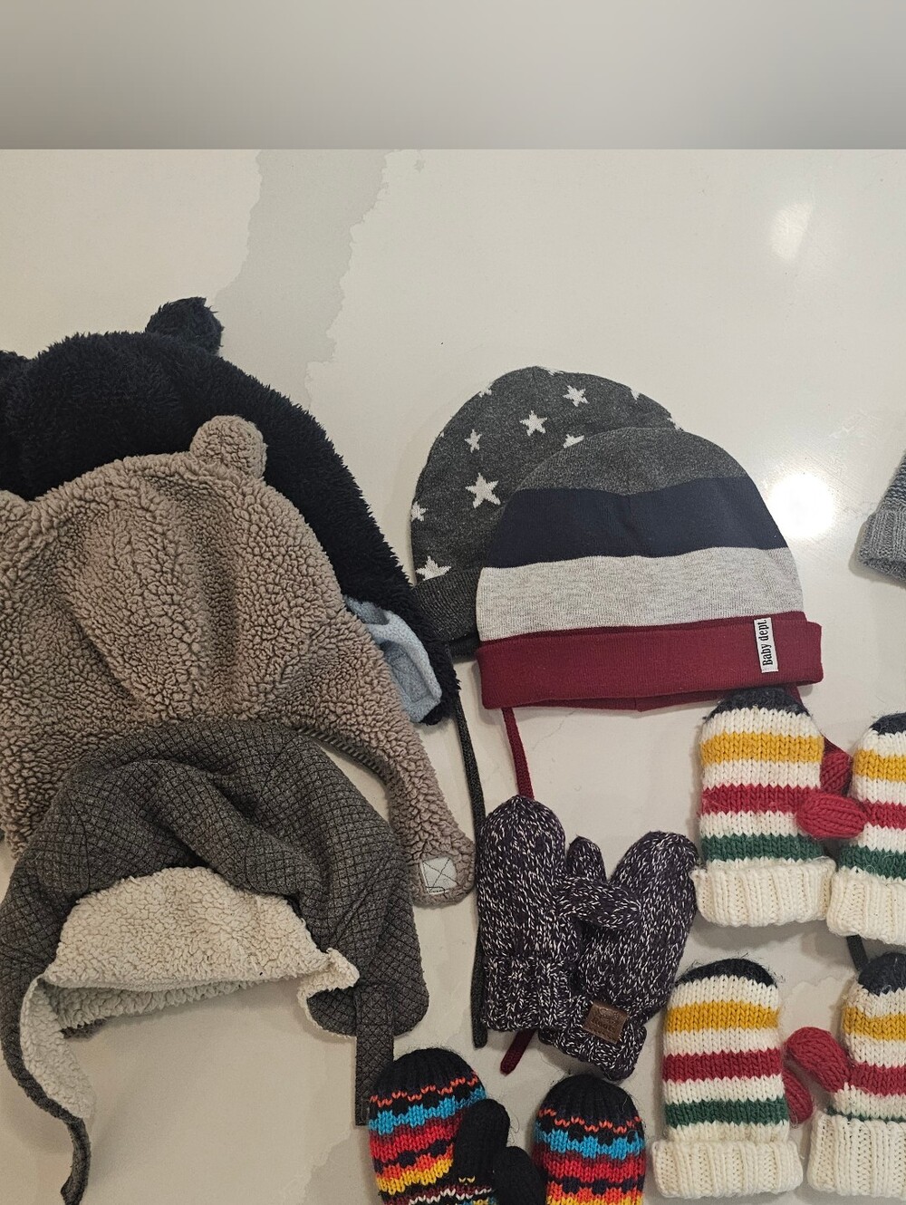 Winter Hat & Mitten Toddler Bundle